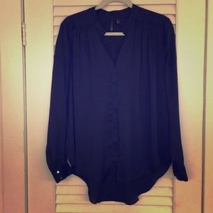 Mango Fashion Navy Shirt.